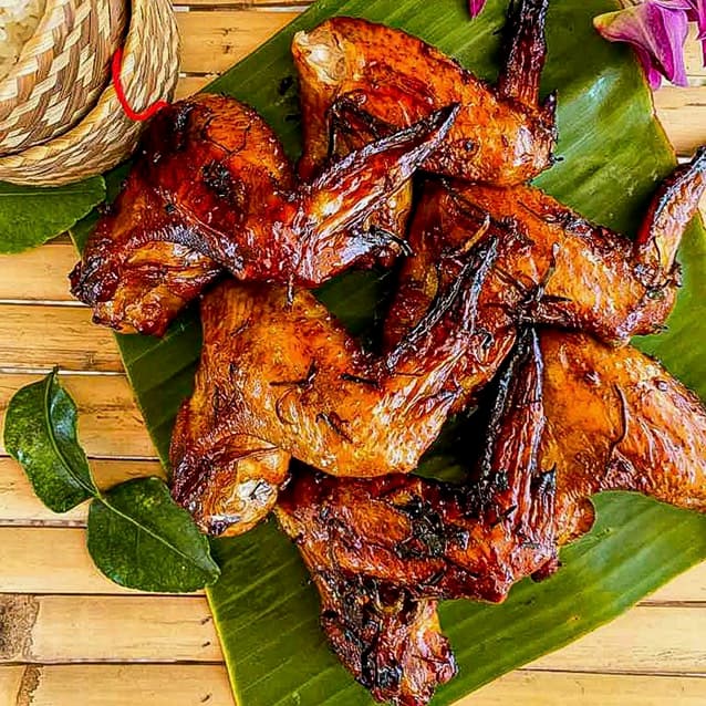 #(14)Makrut Lime Grilled Chicken Sticky Rice