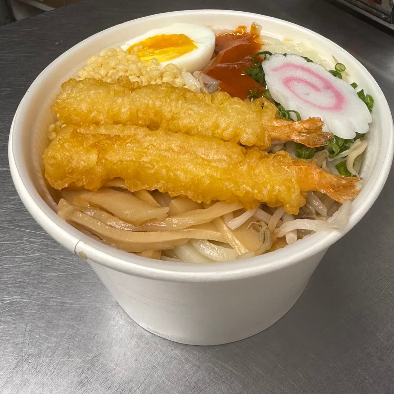Spicy Shrimp Tempura Udon