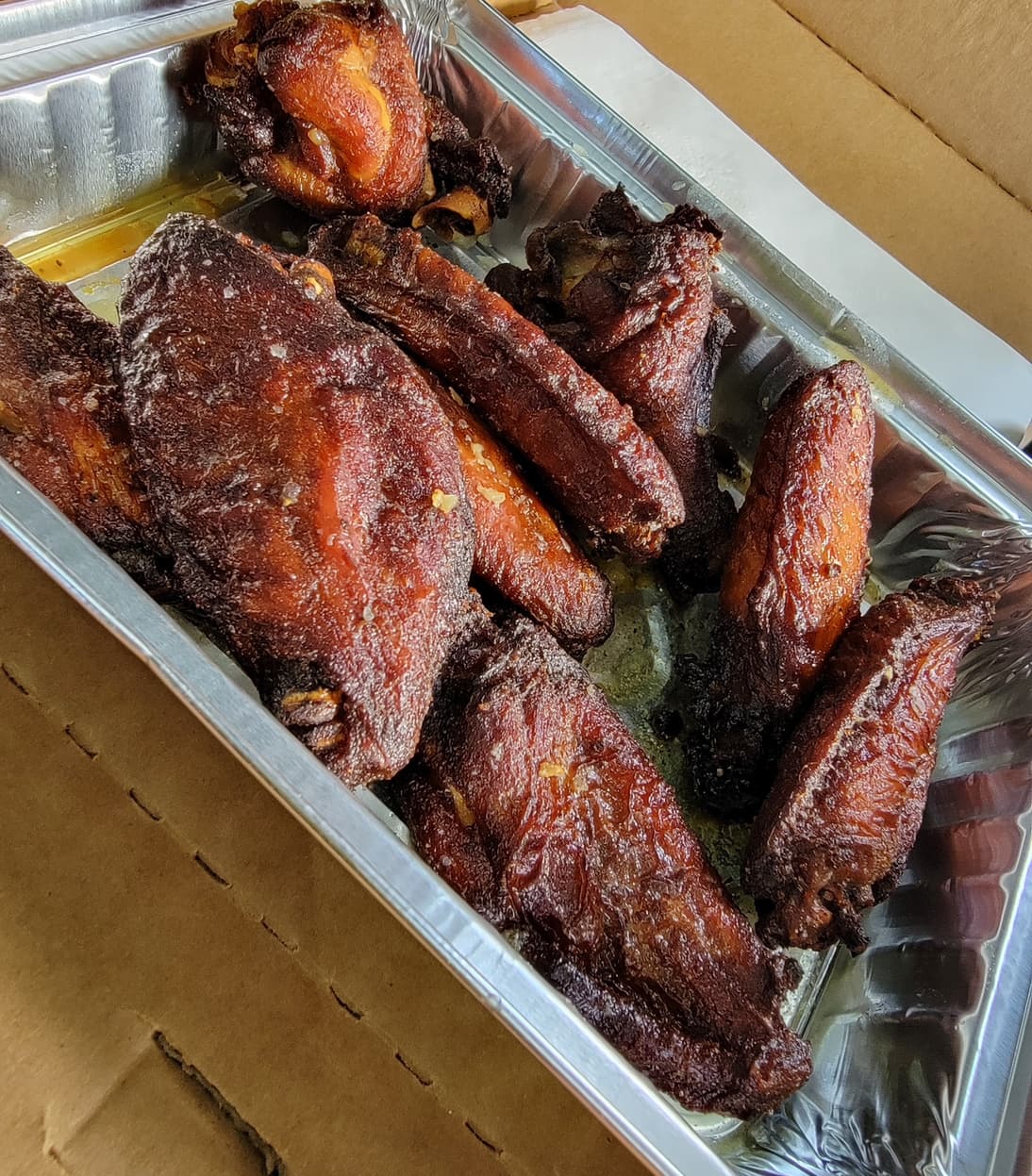 Jumbo Smoked Chicken Wings (lb and a half)