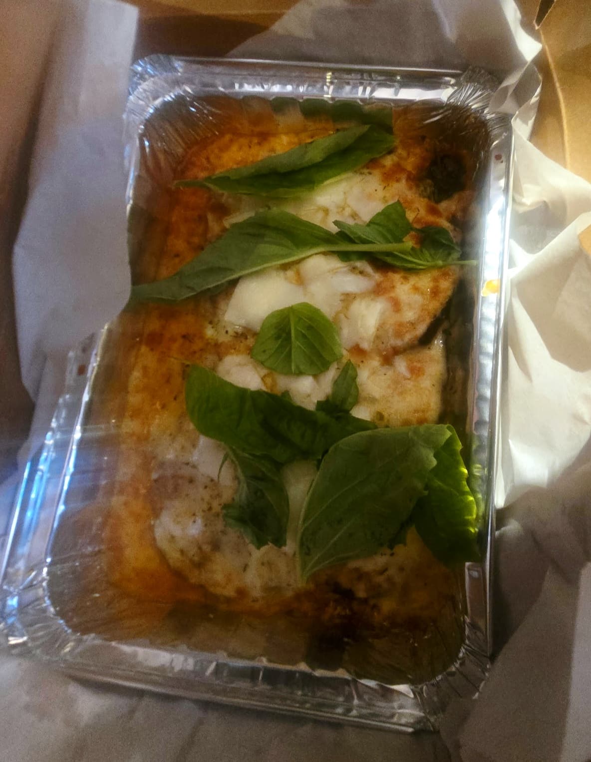 Fire Roasted Eggplant Parmesan