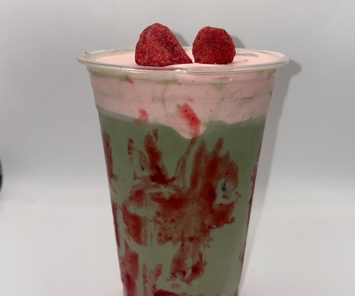 Strawberry Bliss matcha