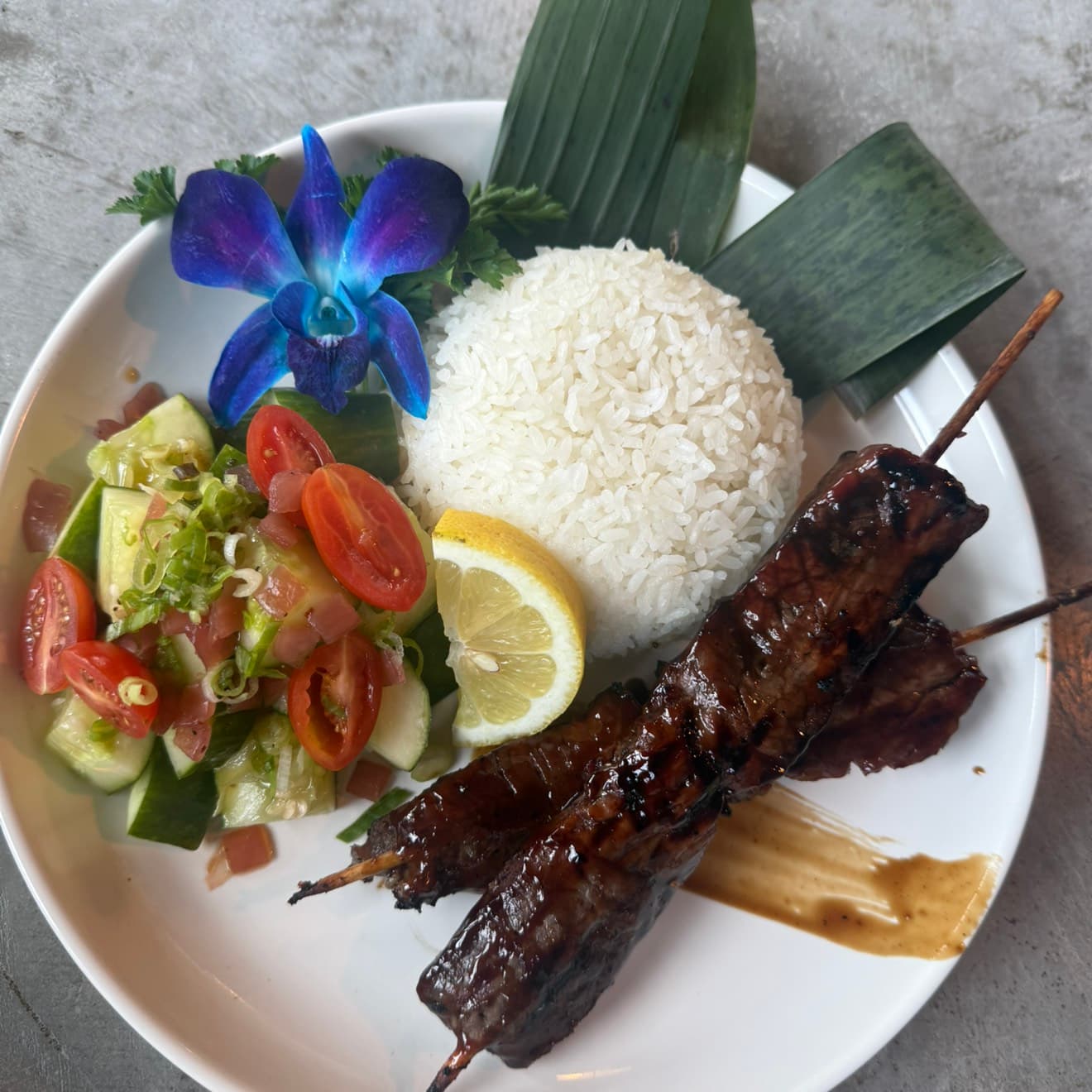 Beef Kabob Platter